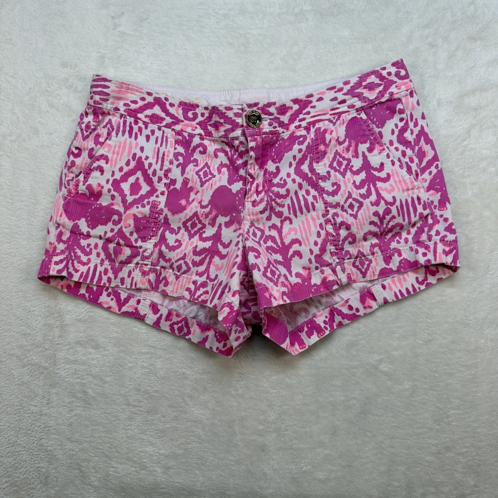 Lilly Pulitzer Liana Shorts Womens 4 Preppy Resort Vacation Print Summer‎